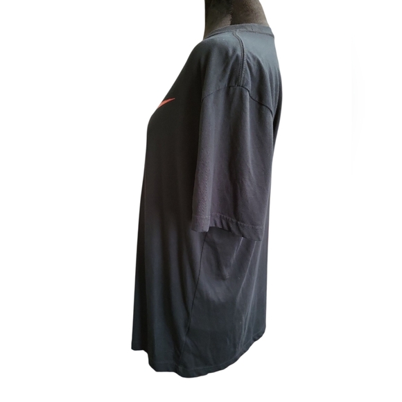 Nike Black and Red Short Sleeve Tee Dri Fit Med - Picture 4 of 11